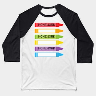 SCHOOL STICKERS, CUTE HOMEWORK STICKERS Baseball T-Shirt